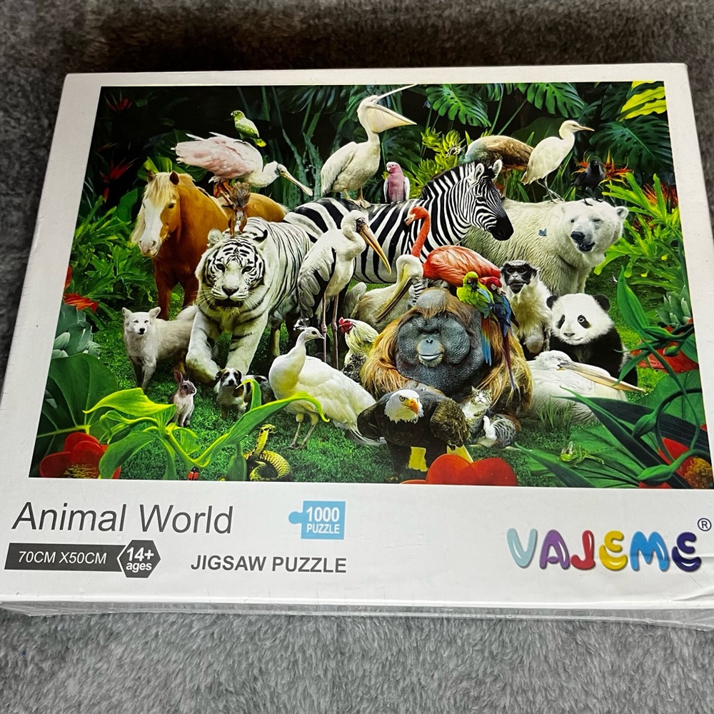 1000 Piece Jigsaw Puzzle Vajeme Animal World